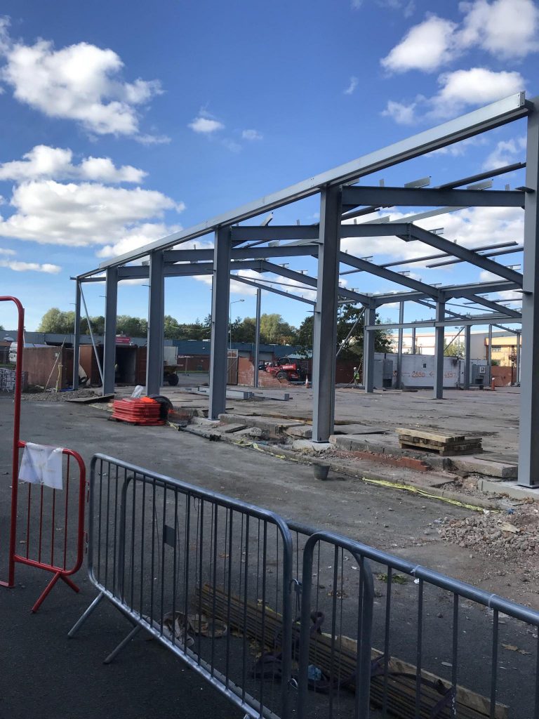 Hot Rolled Steel Completed to all 4 Units & Cold Rolled Steel Well