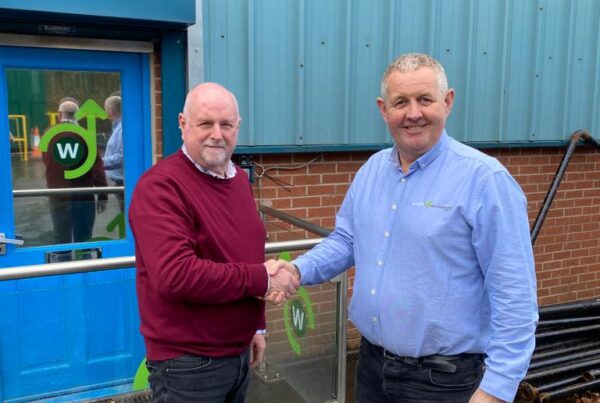 Ian Brown, new contracts manager is pictured with managing director, Andy Walker